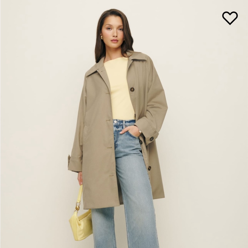 REFORMATION Dion Trench Coat NWT